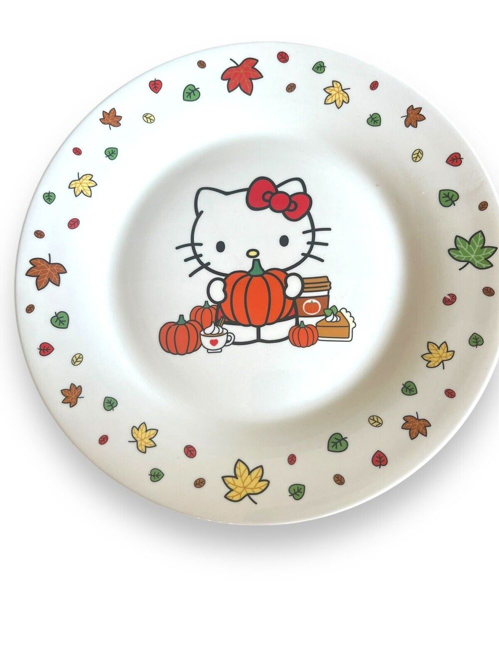 Sanrio Hello Kitty Harvest Pumpkin Fall Dinner Plate 2024 Edition